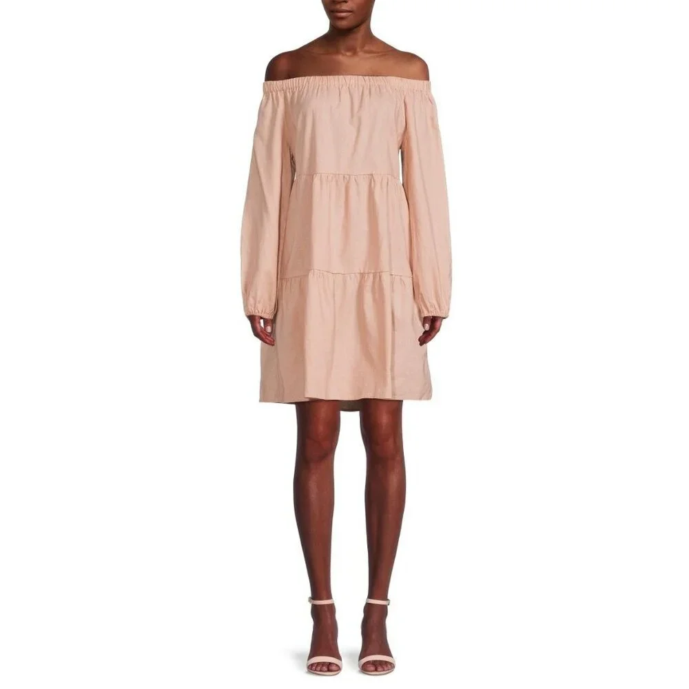 sleeve a line dress Pleated Long A-Line Formal Dress with Bell Sleeves Red / 10